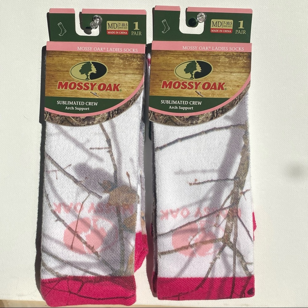 Mossy Oak Ladies Sublimated Crew Socks